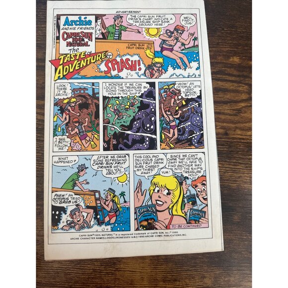 Archies Series R/C Racers Comic #8 November 1990 Adventure Bagged Boarded - Picture 3 of 6